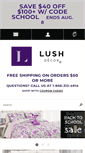 Mobile Screenshot of lushdecor.com